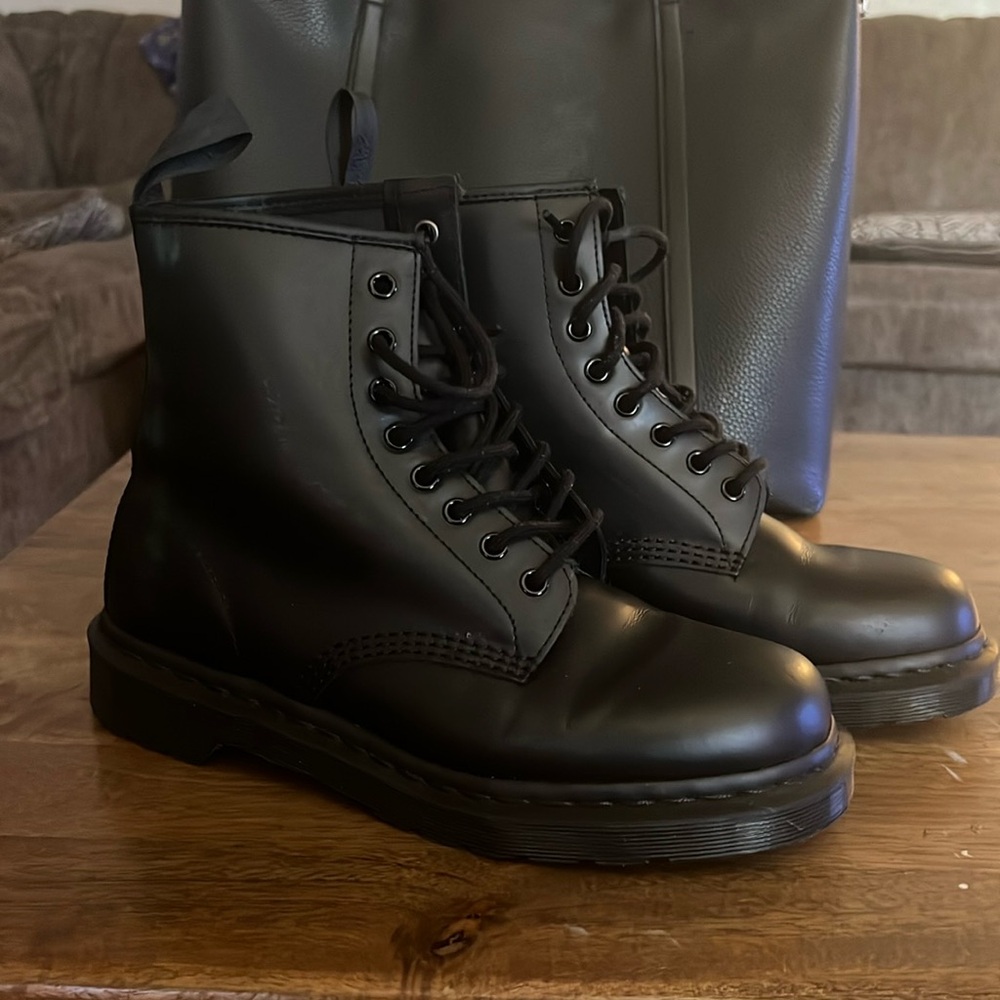 Dr. Martens 1460 Mono Smooth Leather Boots W10/M9